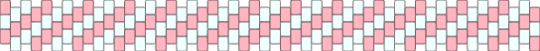 puppy collar (1/2) - pink,white
