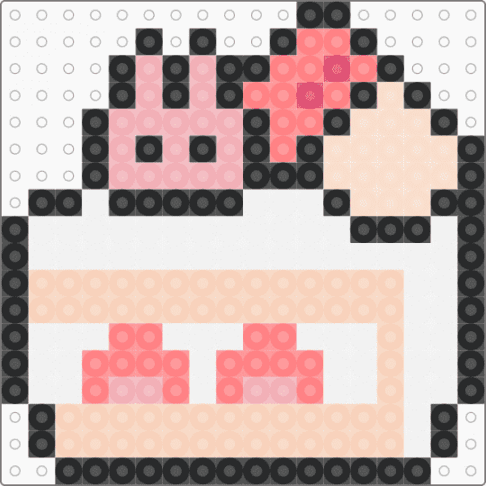 bunny strawberry shortcake - beige