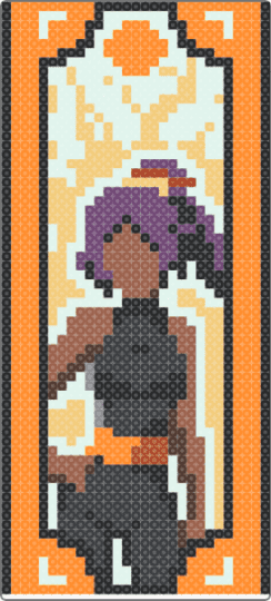 yoruichi shihouin - orange, yellow