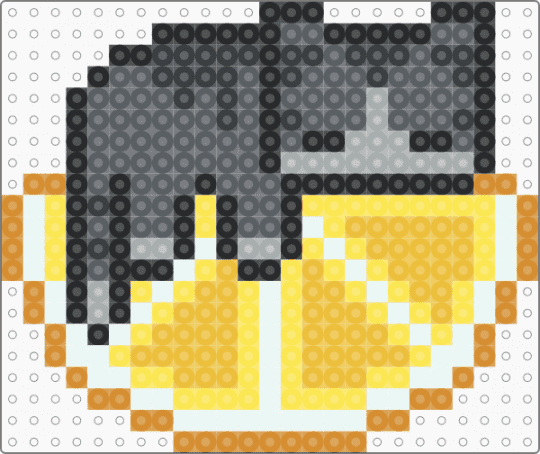 gray cat sleeping on a lemon slice - gray, yellow