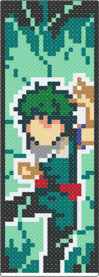 izuku midoriya perler! - teal
