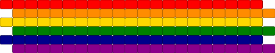 Pride kandi cuff v.2 - orange,green,pink,colorful,lgbt,pride,kandi,cuff