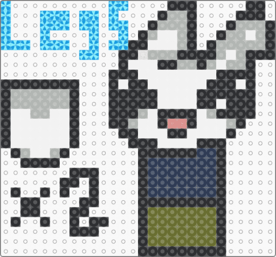 Snowball!! - black,beige,uhh idk