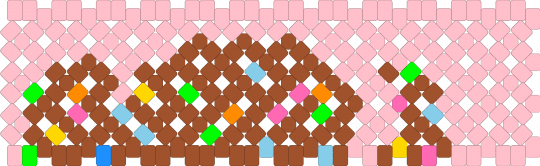 Dandys World cuff!! - red,pink,cosmo,green,blue,yellow,light pink,brown