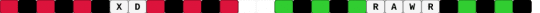 X3 - red,green,uhh idk