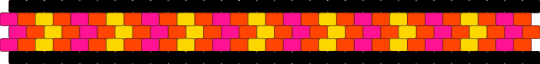 Cuff!! - red,tvgirl,black,orange,pink