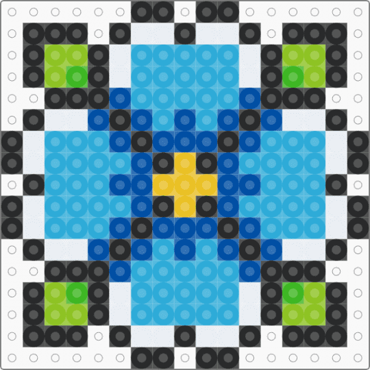 Flor Azul - blue, light blue