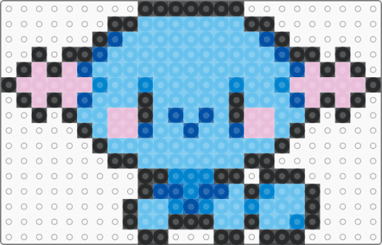 Wooper Chibi - light blue