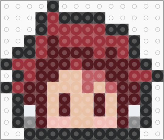 Tanjiro Kamado Chibi - brown,red,beige