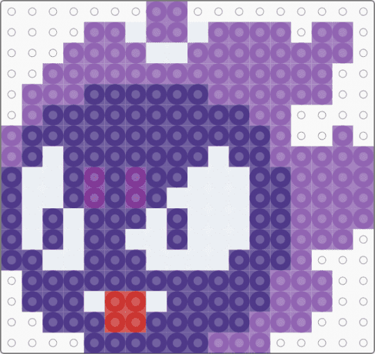 Gastly Chibi - purple,pink