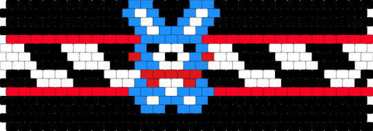 toy bonnie - black,light blue,red