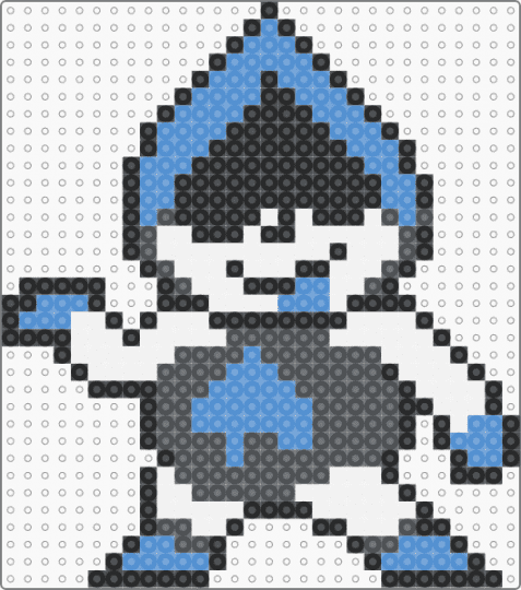Lancer - gray,light blue,deltarune