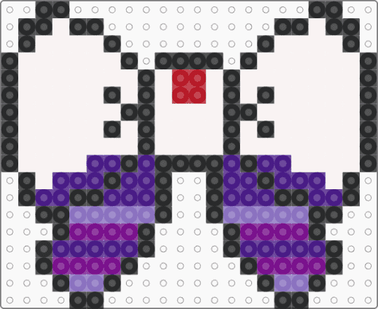 Louisa Bow - purple, white