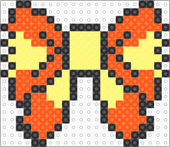 Flareon Bow - orange, yellow