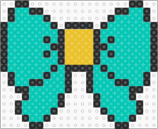 Jasmine Bow - teal