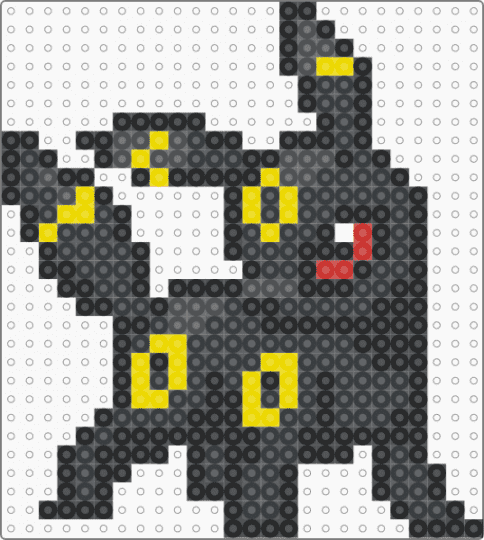 Umbreon - black,yellow,gray