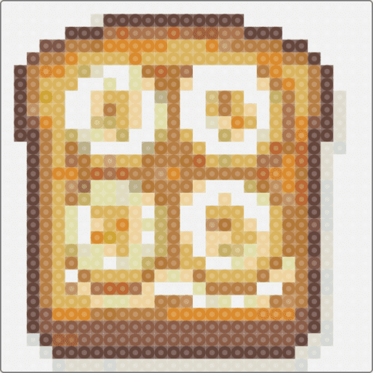 Banana n’ peanut butter toast - beige,tan,orange