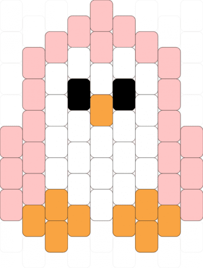Penguin – pink - beige,orange,penguin,cute,animals