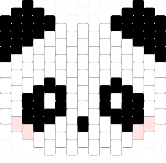 Panda  🐼 - black, white