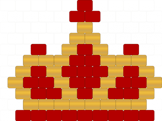Crown - red,yellow
