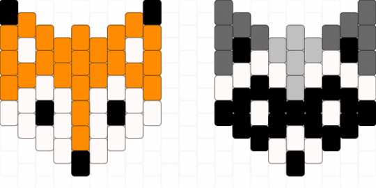 Fox & Racoon - orange,cute,animal,beginners