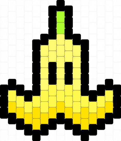 Banana Mario Kart - yellow