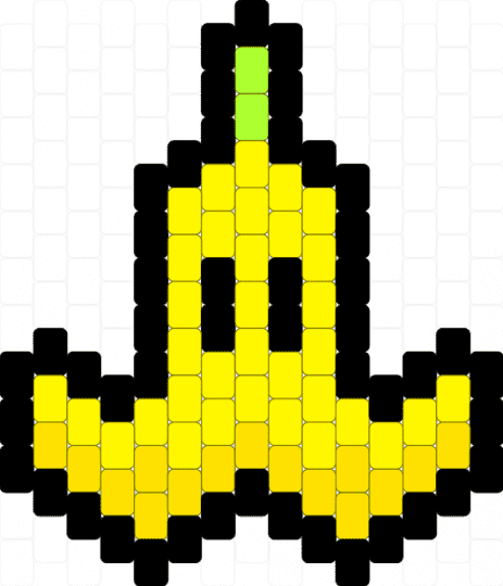 Banana Mario Kart - yellow