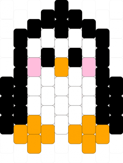 Penguin - white,orange,penguin,cute,animals