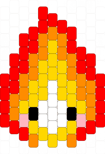 Flame - yellow,orange,red