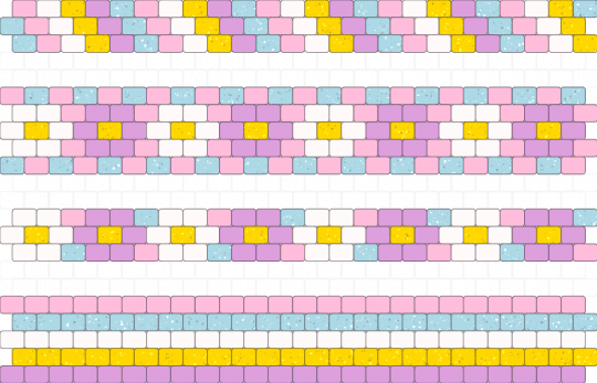Cuff collection – pastel flowers - pink