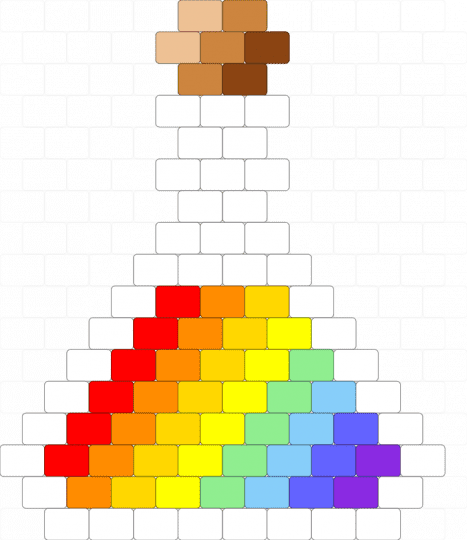 magic potion rainbow - white,red,orange,yellow