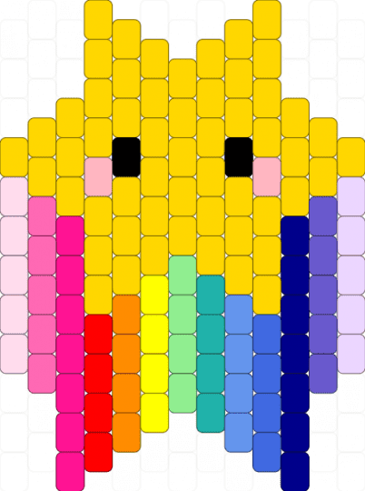 LEVEL-UP Star - yellow,pink