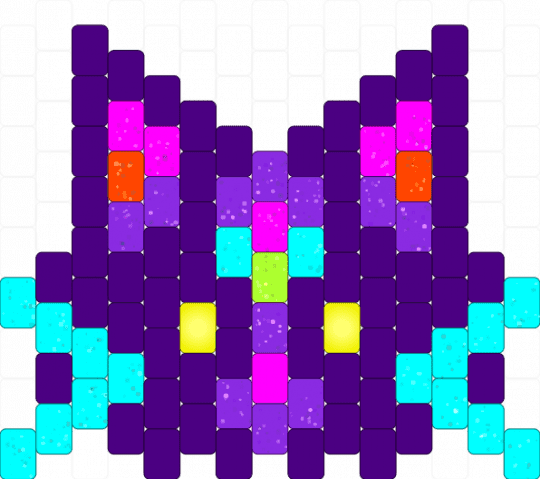 Cyber cat - purple,light blue,cotdcyberpunk