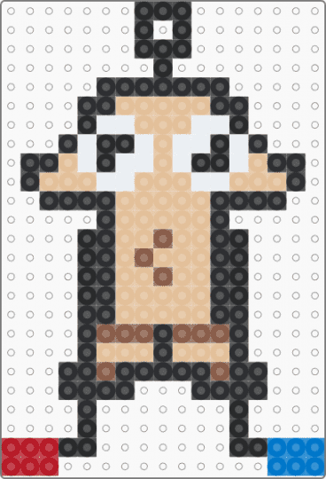 Goob keychain :3 - black,beige,goob,dandys world,dw,roblox,goob dandys world