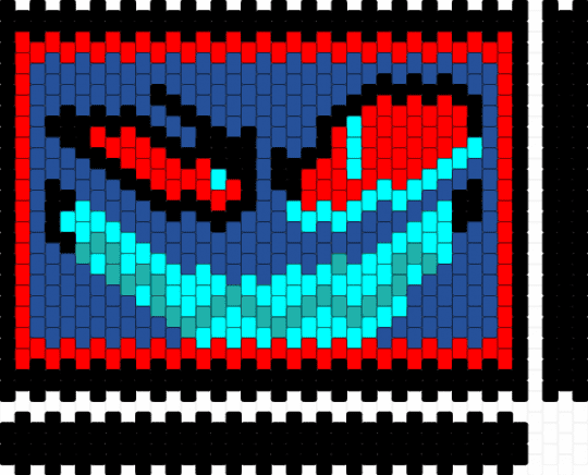 Vox bag requested by my friend! - red,blue,vox,hh,hazbin hotel,alastor,bag,panel,purse