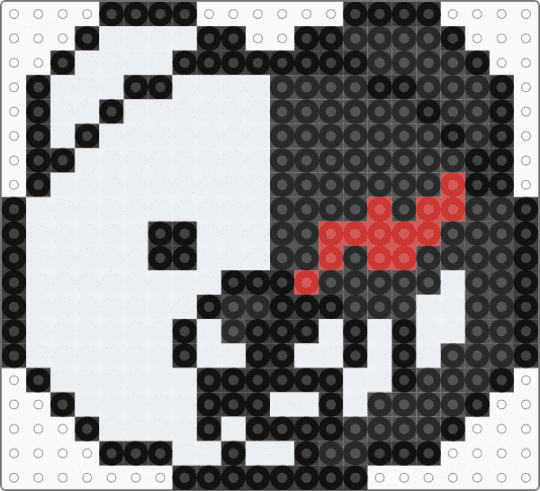 🤍 Monokuma Charm!!! 🖤 - white