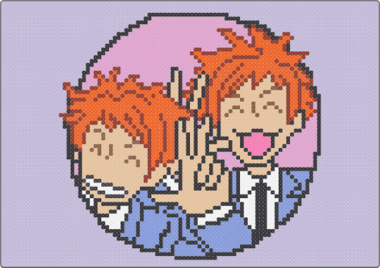 The Hitachiin twins - anime, hikaru, karu, ouranhighschoolhostclub, pink, twins