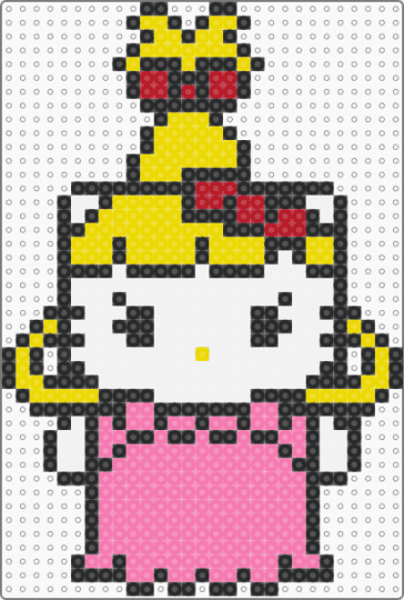 Hello kitty as Cindy Lou Who - yellow,pink,hello kitty,sanrio,grinch,christmas