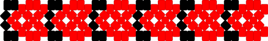 heart - black, red