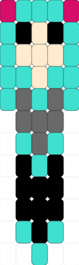 Miku worm - light blue