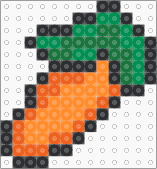 carrot - orange,green