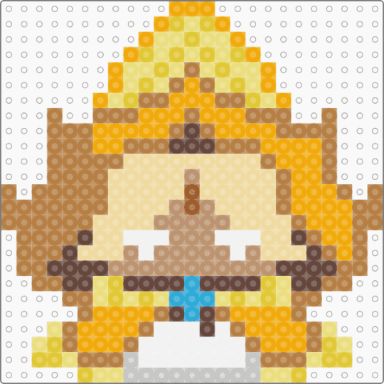 tiny pure vanilla cookie - tan,beige,yellow,orange,cookie run kingdom,cookie run,pure vanilla cookie