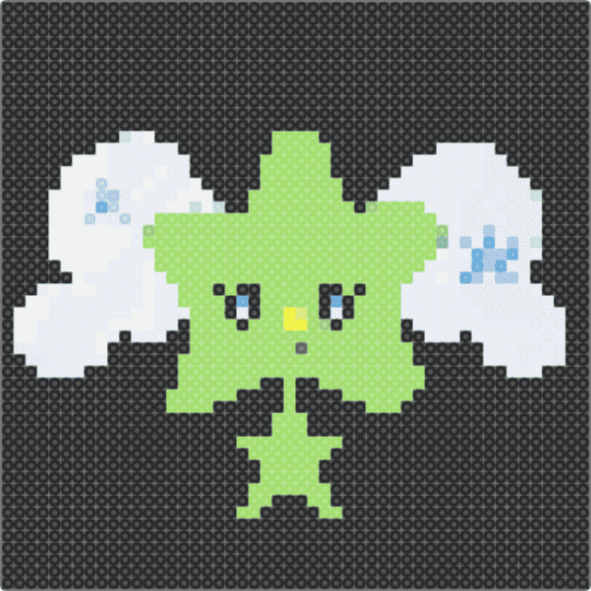 Wichu - black,white,green,music,cute