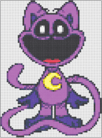 Catnap cartoon - catnap,smiling critters,poppy playtime,video game,character,purple