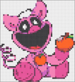Pickypig cartoon smol - pickypiggy,smiling critters,poppy playtime,apple,video game,happy,character,smil