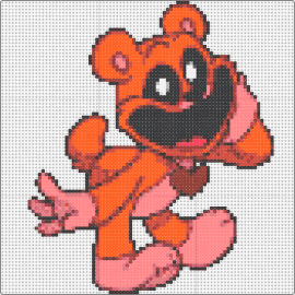 Bobby bearhug cartoon big - bobby bearhug,smiling critters,poppy playtime,cartoon,bear,character,hug,joyful,orange