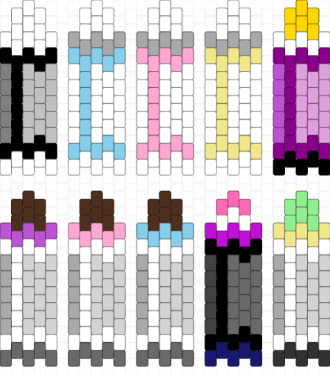 Pride Crayons {2/?} - white,beige,pink,yellow,colorful,pride,lgbtqia,lgbtq,crayon,apagender,cassgender,gender fluid,nonbianary