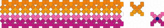 Lesbian rotator - orange,pink,rotator,lgbtq,lgbtqia,lesbian,xbase,white
