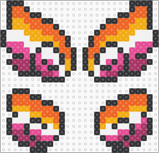Lesbian wings {Lined} - orange,pink,cute,wlw,lesbian,pride,lgbtqia,lgbtq,small,wings
