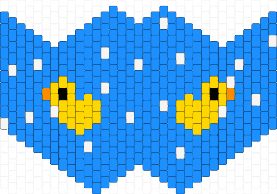 Duck mask - light blue